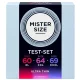 Pack muestra preservativos talla 60-64-69 mm (3 unidades) - Mister Size