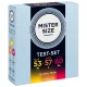 Pack muestra preservativos talla 53-57-60 mm (3 unidades) - Mister Size