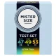 Pack muestra preservativos talla 47-49-53 mm (3 unidades) - Mister Size