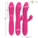 Ivy vibrador flexible 10 vibraciones con lengua estimuladora rosa - Intense