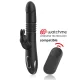 Kenji vibrador rabbit up & down + mando control remoto Watchme - Black&silver