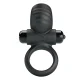 Anillo vibrador para pene Adrien 10 funciones negro - Pretty Love