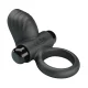 Anillo vibrador para pene Adrien 10 funciones negro - Pretty Love