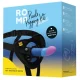 ROMP Piccolo arnés + dildo silicona con ventosa tricolor 14 cm